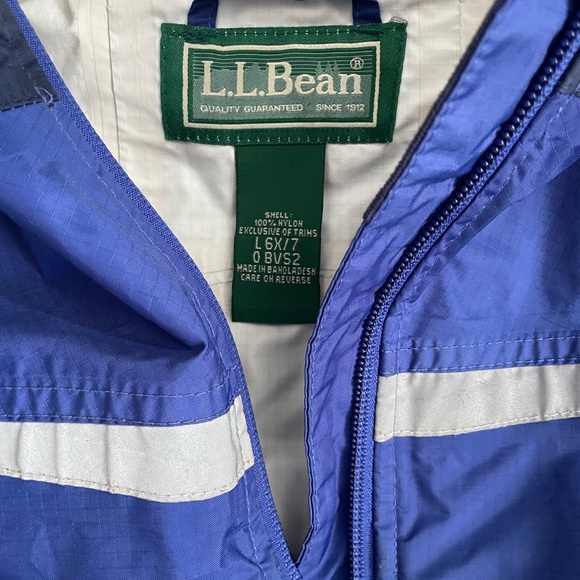 LL Bean kids rain coat - Picture 3 of 4